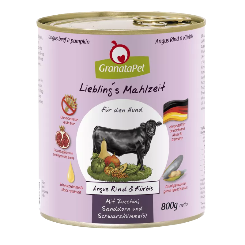 Lieblings Mahlzeit Angus Rind & Kürbis 800 g